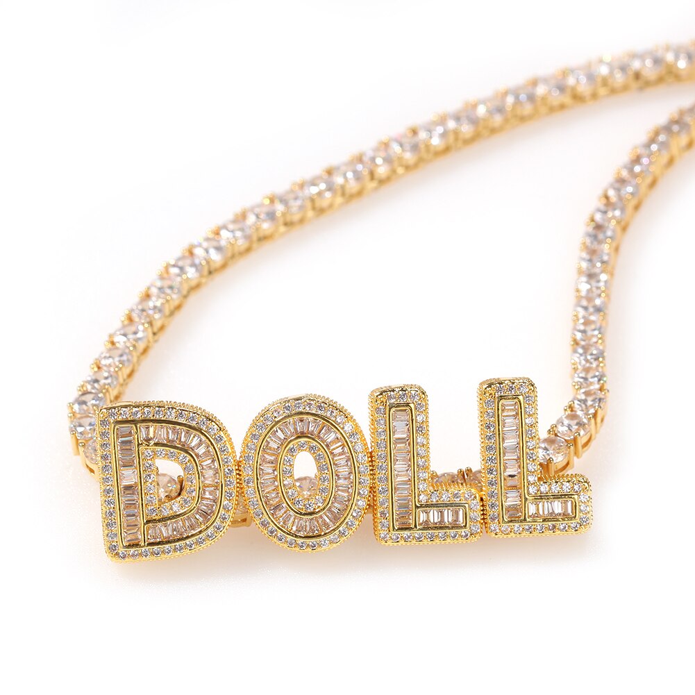 Doll Tennis Necklace