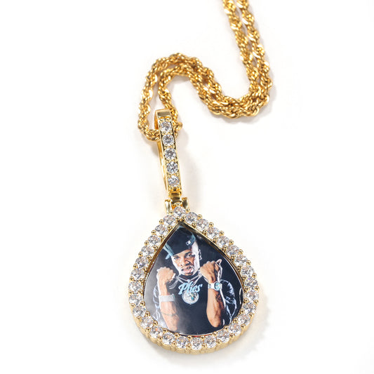 Oval Photo Pendant