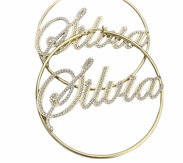 Crystal Basic Hoops